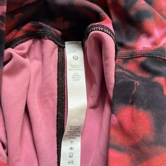 Lululemon align high rise crop intensity pink blossom size 6 - Picture 5 of 5
